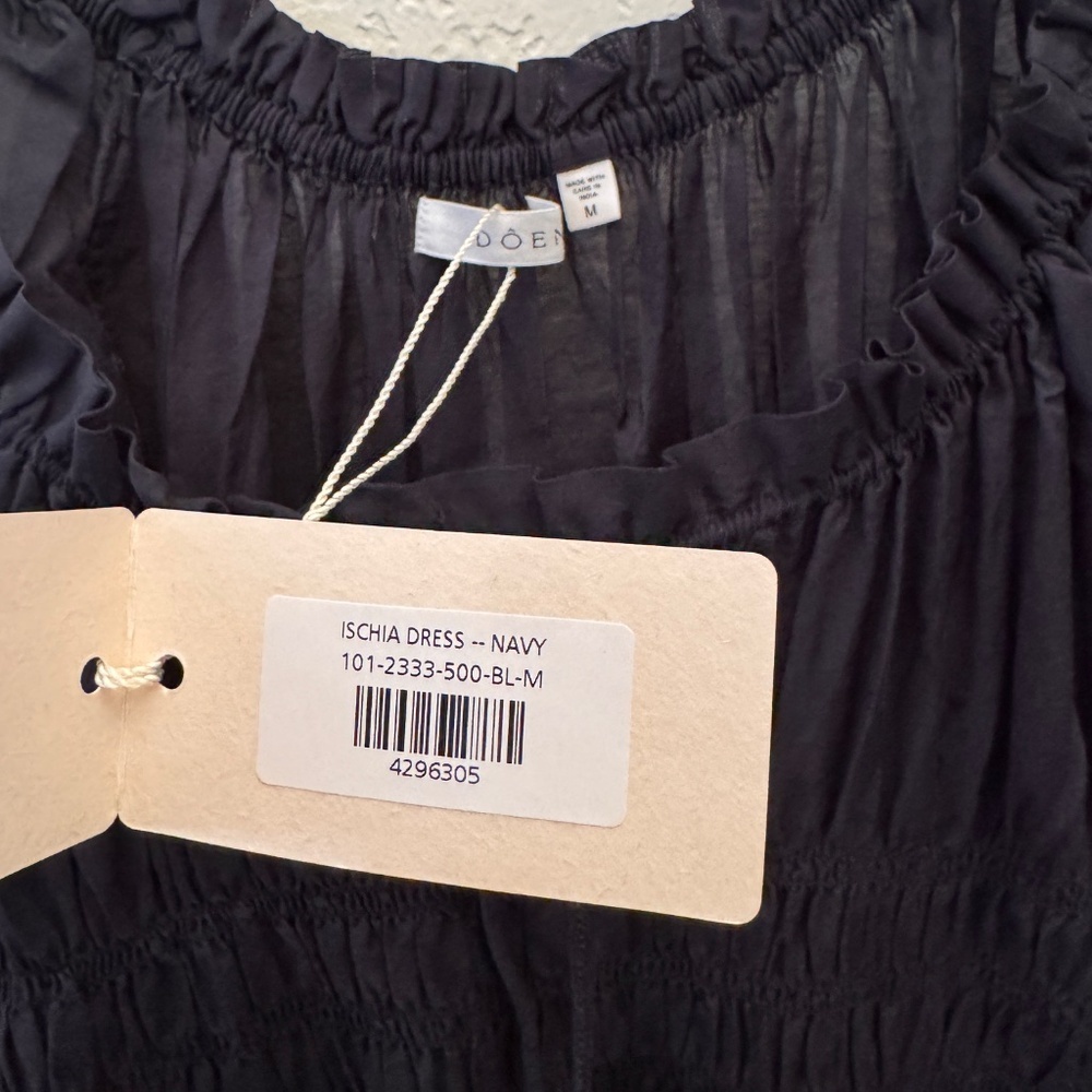 DOEN Ischia Dress Navy ✨ NWT - Picture 8 of 9